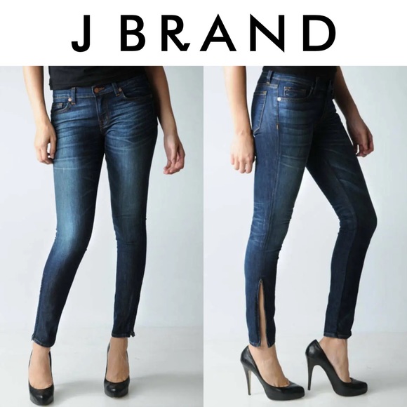 J Brand Denim - J Brand | The Deal Low Rise Skinny Jean High Tide Ankle Zipper Jeans